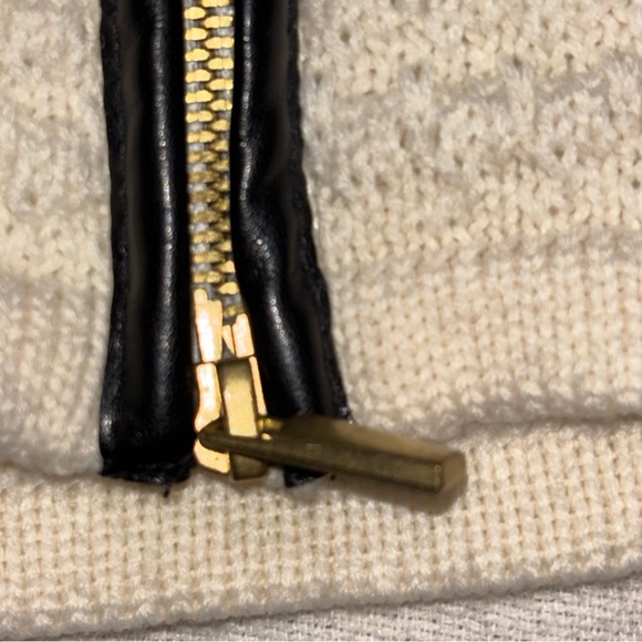 Boston Proper Women’s Bejeweled Long Line Wool Knit Sweater‎ cardigan Ivory SzM - Picture 10 of 16